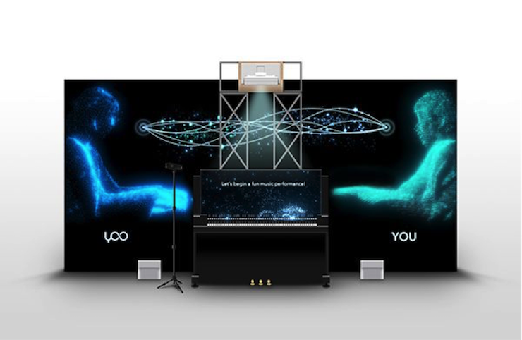 旋乐吧联手博报堂i-Studio展出实验性人工智能音乐装置“与YOO合奏”