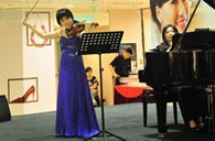 大上海时代广场举办王之炅小提琴音乐会 旋乐吧钢琴赞助 